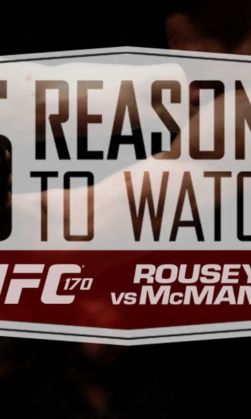 5 Reasons to Watch UFC 170: Rousey vs. McMann